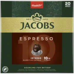 Jacobs Espresso 10 Intenso Kaffekapseln 20ST 104G