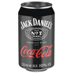 Jack Daniels Coca-Cola 10%  0,33L