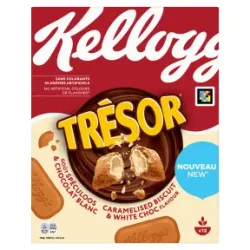 Kellogg's Tresor Caramelised Biscuit and White Chocolate 375G