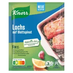 Knorr Fix Lachs auf Blattspinat 28G