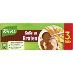 Knorr Soße zum Braten ergibt 3x 250ML 69G