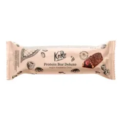 undefined, KoRo Protein Bar Deluxe Vegan Raspberry Choc 55G