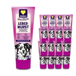 EDEKA Herzstücke I Love Leberwurst für Hunde 12x75G