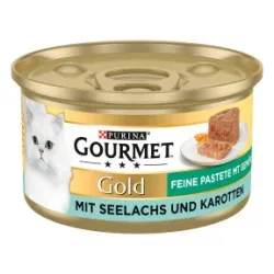 Purina Gourmet Gold mit Seelachs & Karotten 85G