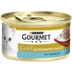 Purina Gourmet Gold Raffiniertes Ragout mit Thunfisch 85G