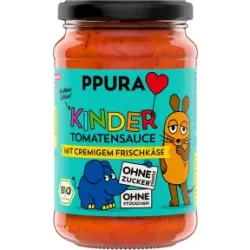 PPURA Bio Kinder Tomatensauce mit cremigem Frischkäse 340G