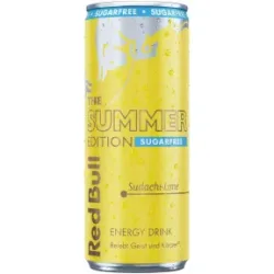 Red Bull Energy Drink Zuckerfrei Summer Edition Sudachi-Lime 0,25L Dose