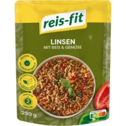 Reis-Fit Linsen mit Reis & Gemüse 250G