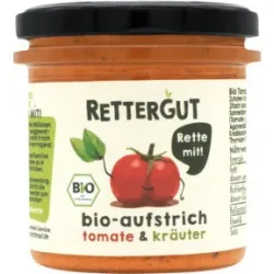 Rettergut Bio Aufstrich Tomate & Kräuter 135G