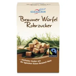 Südzucker Brauner Würfel-Rohrzucker Fairtrade 500G