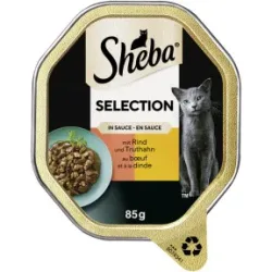 Sheba Selection mit Rind und Truthahn in Sauce 85G