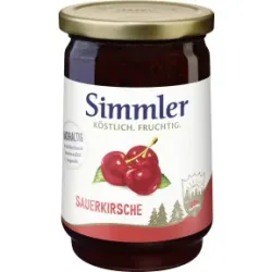 Simmler Konfitüre EXTRA Sauerkirsche 450G