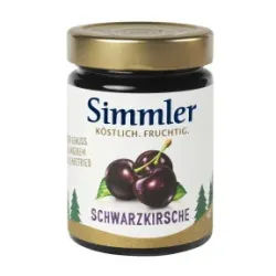 Simmler Schwarzkirsch-Konfitüre Extra 325G