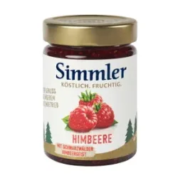 Simmler Himbeer-Konfitüre Extra mit Himbeergeist verfeinert 325G