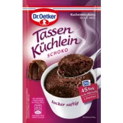 Dr.Oetker Tassenküchlein Schoko 55G