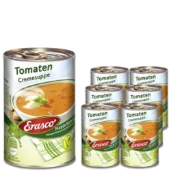 Erasco Tomaten Cremesuppe 6x390ML