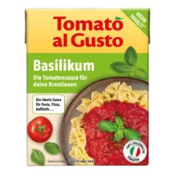 Casalasco Società Agricola Tomato al Gusto Tomatensauce Basilikum 390G