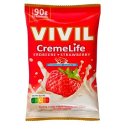 Vivil Creme Life Erdbeere ohne Zucker 90G 23ST