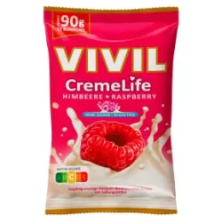 Vivil Creme Life Himbeere ohne Zucker 90G 23ST