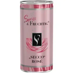 WZG Sprizz & Fruchtig Secco rose 0,2L Dose - Etikett verschmutzt/beschädigt