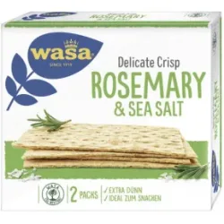Wasa Delicate Crisp Rosemary & Sea Salt 190G