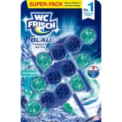 WC Frisch Kraft-Aktiv Blauspüler Ozeanfrische 3x 50G