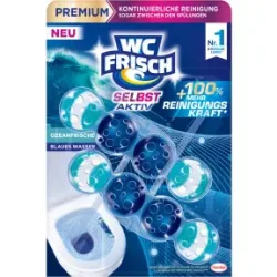 WC Frisch Selbst Aktiv Blauspüler Ozeanfrische 2ST 100G