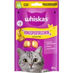 Whiskas Knuspertaschen mit Huhn und Käse 60G