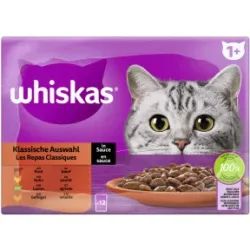 Whiskas Klassische Auswahl in Sauce 12x 85G