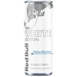 Red Bull Energy Drink White Edition Kokos-Blaubeere 250ML Dose - Abverkauf