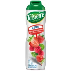 Teisseire Strawberry Raspberry Zero 0,6L
