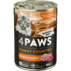 4Paws Sunny Country Reich an Rind mit Hühnerfleisch 400G