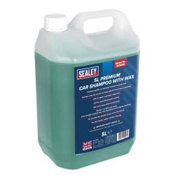 Sealey Car Shampoo Premium with Wax 5L