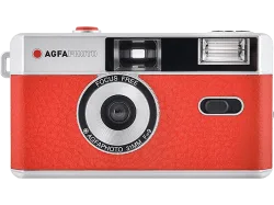AgfaPhoto Reusable Photo Camera 35mm Red Einwegkamera – Einwegkamera/Analogkamera