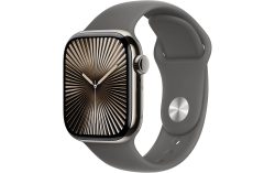 Apple Watch Series 10 GPS Cellular 42mm Natural Titanium/Stone Grey
