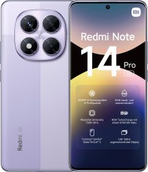 Xiaomi Redmi Note 14 Pro - 256 GB, Lavender Pruple, 6.67'', 200 MP, 5G Smartphone – Xiaomi Redmi Note 14 Pro / Pro+