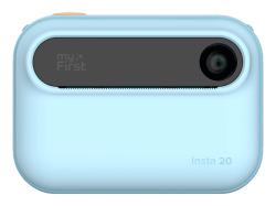 myFirst Camera Insta 20 Blue Kids Kamera – Sofortbildkamera/Polaroid Kamera – blau