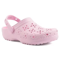 crocs - Classic Floral Cut out Clog, für Damen, Rosa, Größe 39