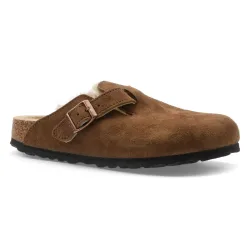 Birkenstock, Birkenstock Boston Shearling Sandalen Damen