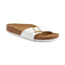Birkenstock - Pantoletten Madrid 1005310, für Damen, Weiss, Größe 36