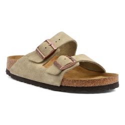 Birkenstock -  Arizona BS - Wildleder sandale, für Damen, Grau, Größe 40