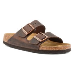 Birkenstock -  Arizona BS - Synthetik sandale, für Damen, Braun, Größe 40