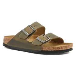 Birkenstock Arizona Soft Leather Oiled Sandale