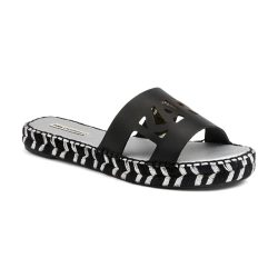 Karl Lagerfeld - Souk Karl Cut-out Slide, für Damen, Schwarz, Größe 37