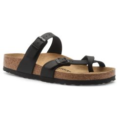 Birkenstock - Mayari - Synthetik sandale, für Damen, Schwarz, Größe 36