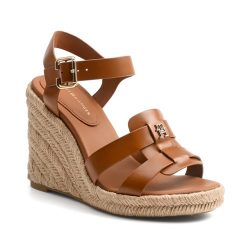 Tommy hilfiger ESPADRILLE HIGH WEDGE LEATHER-41 41