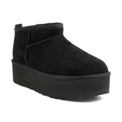 UGG - W Classic Ultra Mini Platform, für Damen, Schwarz, Größe 41