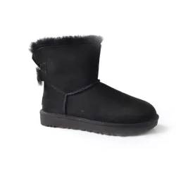 UGG - Mini Bailey Bow Ii-42, für Damen, Schwarz, Größe 42