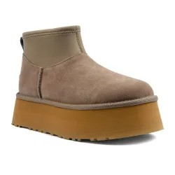 UGG - W Classic Mini Dipper, für Damen, Taupe, Größe 38