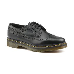 Dr.Martens - 3989 YS Brogue Black smooth-41, für Herren, Schwarz, Größe 41